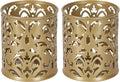 EasyPAG Gold Pen Holder for Desk, 2 Pack Round Pen Organizer, Brush Holder for by EasyPAG
