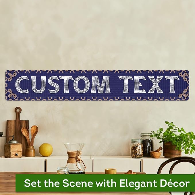 Custom Sign, Custom Street Sign, 11 Font Colors, 13 Font Styles, 4 Hole Options - Image 4