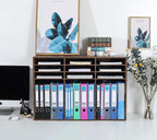 TQVAI Wood Literature Organizer, 27 Slots Hold 13500 Sheets A4 Papers, Wooden - Image 4
