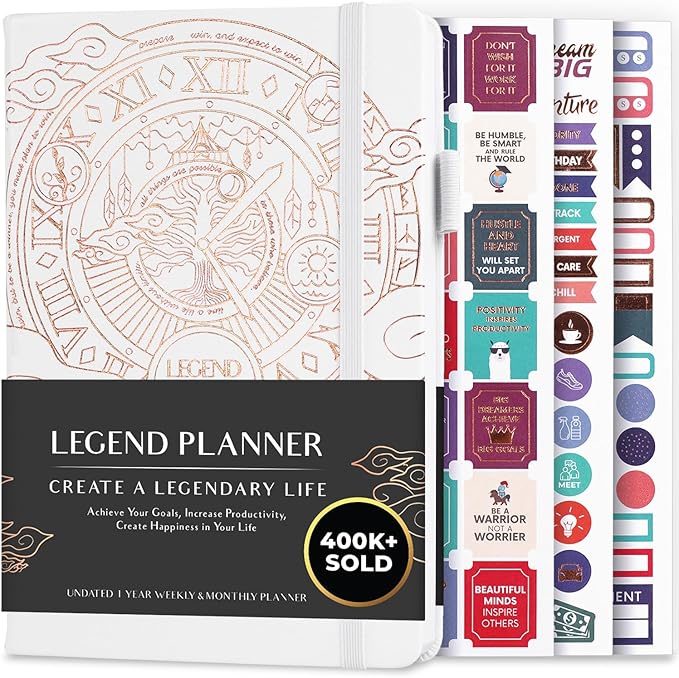 Legend Planner – Weekly & Monthly Life Planner to Hit Your Goals & Live by LegendPlanner