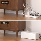 YECAYE 2 Pack Cable Management Box, Pet Friendly Cord Organizer Box - Image 4