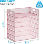 Marbrasse 6 Tier Paper Organizer Letter Tray - Image 3