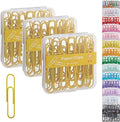 NEEWAY Colorful Large Paper Clips, 2 Inch Jumbo Paper Clips, 3 Pack of 50 by NEEWAY