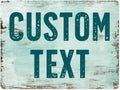Custom Sign, Custom Street Sign, 11 Font Colors, 13 Font Styles, 4 Hole Options