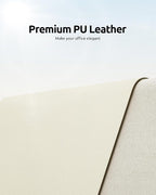 YSAGi Leather Desk Protector, Office Mat, Large Mouse Mat, Non-Slip PU Leather - Image 2