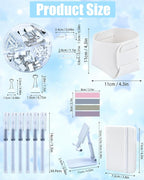 LXEVIHK 20Pcs White Desk Organizers and Accessories - Image 6