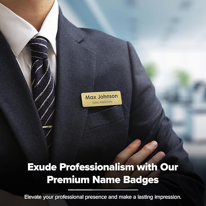 Custom Engraved Name Tags, Magnetic Tags, Personalized Name Tags, Durable - Image 2