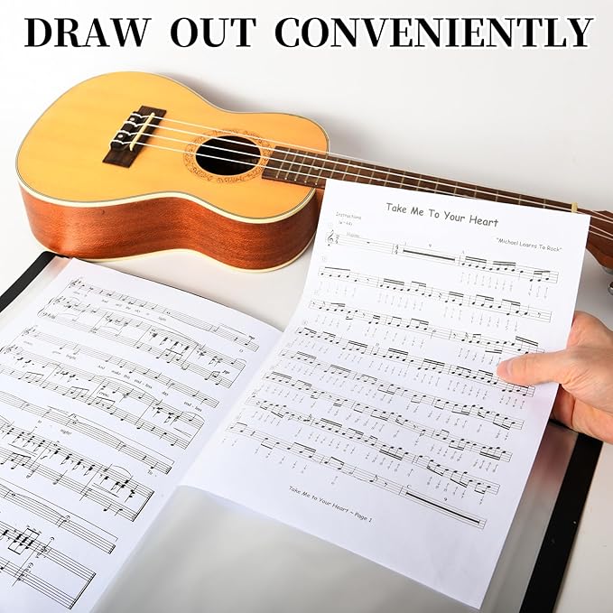 Music Folder Sheet Music Folders 9 Pack Binder Music Choral Storage Holder Band - Image 4