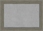 Amanti Art Grey Framed Magnetic Board 31x43 Large Vision Board by AmantiArt