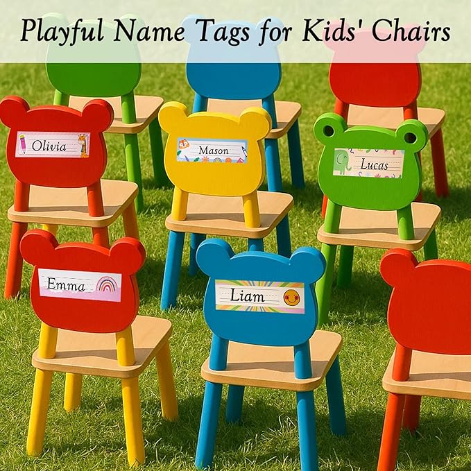 HeXueLy 40 PCS Desk Name Tags for Students - Image 4