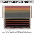 File Organizer Box, Collapsible Storage Filling Collectior - Image 3