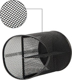 Delifox 2 Pack Pen Holder Mesh Round Pencil Holder Desktop Organizer 3 - Image 4