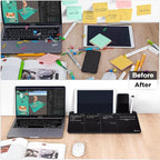 Varhomax Glass Weekly Planner Desk White Board, Desktop Calendar Whiteboard - Image 4
