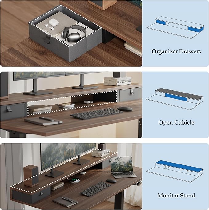 Klicelor 48 Inch Electric Standing Desk - Image 4