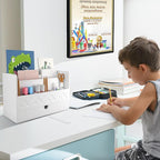 Wisuce Bamboo Mail Organizer Countertop Desktop - Image 6