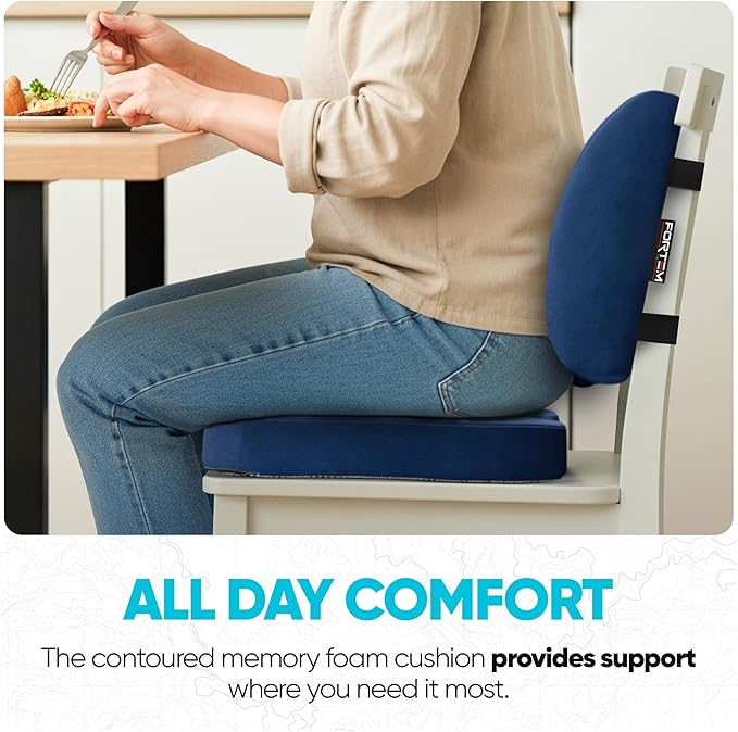 FORTEM Seat Cushion, Office Chair Cushion, Lumbar Support Pillow - Image 8