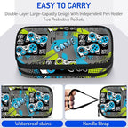 Fitvc Large Pencil Case for Boys, Gamer Boys Pencil Pouch for Kids Teens School - Image 3
