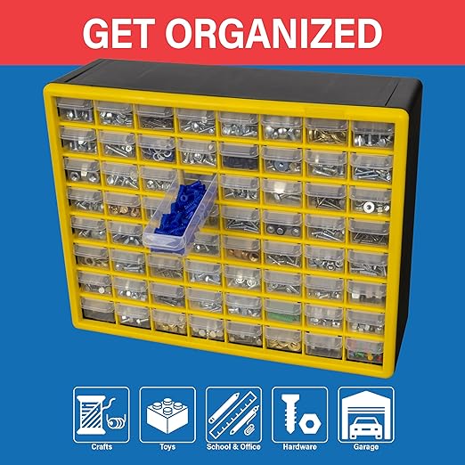 Akro-Mils 64-Drawer Plastic Drawer Storage Cabinet - Image 4