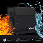 FLASLD Fireproof Document Bags, Holder Home Office Portable Filing Storage - Image 2