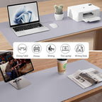 Aothia Large PU Leather Desk Pad Protector – Non-Slip Mouse Pad & Writing Mat - Image 5