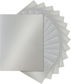 Silunkia 28 Sheets Shimmer Silver Cardstock 8.5 x 11 Metallic Paper, by Silunkia
