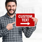 Custom Arrow, Custom Directional Sign, Right Arrow, 7x10 Inches, Rust Free .040 - Image 2