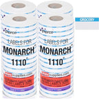 Perco Blue Reverse Print on White Grocery Labels to fit Monarch 1110 Price Gun by Perco