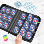 GEAoffice Waterproof Top Loader Binder Holds 324 Cards, Side Loading 9 Pocket - Image 7