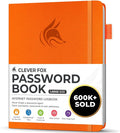 Clever Fox Password Book with alphabetical tabs. Internet Address Organizer by CleverFox