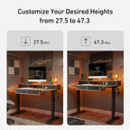 FEZIBO 48'' x 24'' Electric Standing Desk - Image 5