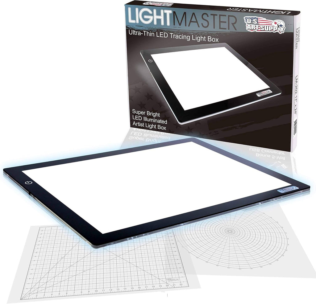 u.s. art supply lightmaster 17"x24" (a2) led lightbox, main product view