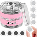 VNDUEEY 45 Pcs Round Whiteboard Magnets, Fridge Magnet Decorative, Dry Board by VNDUEEY
