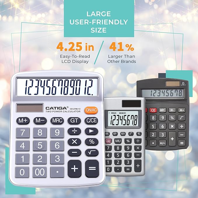 CATIGA 12 Digits Desktop Calculator - Image 3