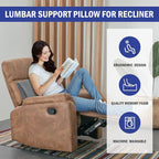 HOMBYS Lumbar Support Pillow for Recliner Chair, Memory Foam Back Support - Image 2
