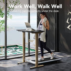 HUANUO 32" Small Electric Standing Desk Adjustable Height, 4 Memory Height - Image 9