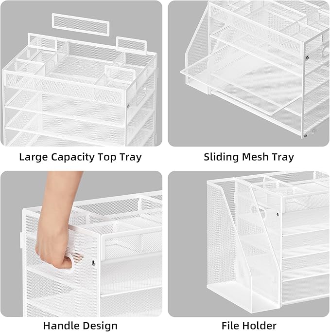 Marbrasse 5-Tier Desk Organizer - Image 3