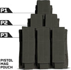 Tacticon P1 P2 P3 BattlePouch | Universal Pistol Mag Pouch | Combat Veteran - Image 3