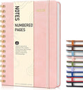 Lined Spiral Journal Notebook for Women, A5 Hardcover Notebooks for Work by Unknown
