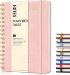 Lined Spiral Journal Notebook for Women, A5 Hardcover Notebooks for Work by Unknown