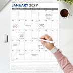 GuassLee Large Wall Calendar 2026-2027, Jan. 2026 to Jun. 2027, 18-Month Paper - Image 8