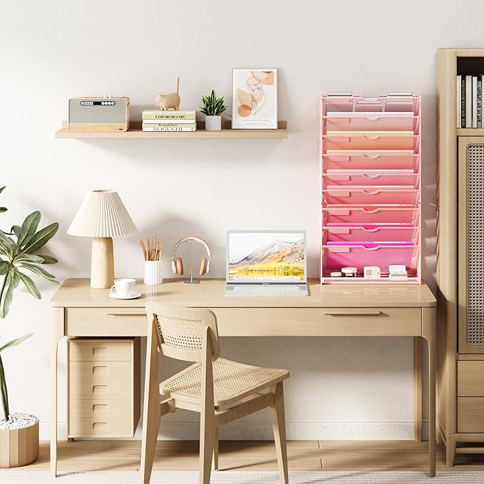 Lavatino 10-Tier Hanging Wall File Folders Organizer - Image 7