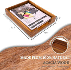 KOLWOVEN Wood Letter Tray -Load Documents Tray - Image 3