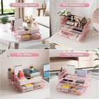 Marbrasse 3 Tier Mesh Desk Organizer - Image 4
