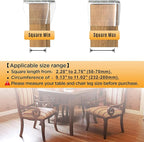 Square Chair Leg Protectors for Hardwood Floors - Image 2