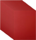 Guakicae 40 Sheets Christmas Red Cardstock 8.5 x 11 Scrapbooking Paper by Guakicae
