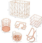 Fei Bi Hanging Rose Gold File Organizer, equipped - Image 2