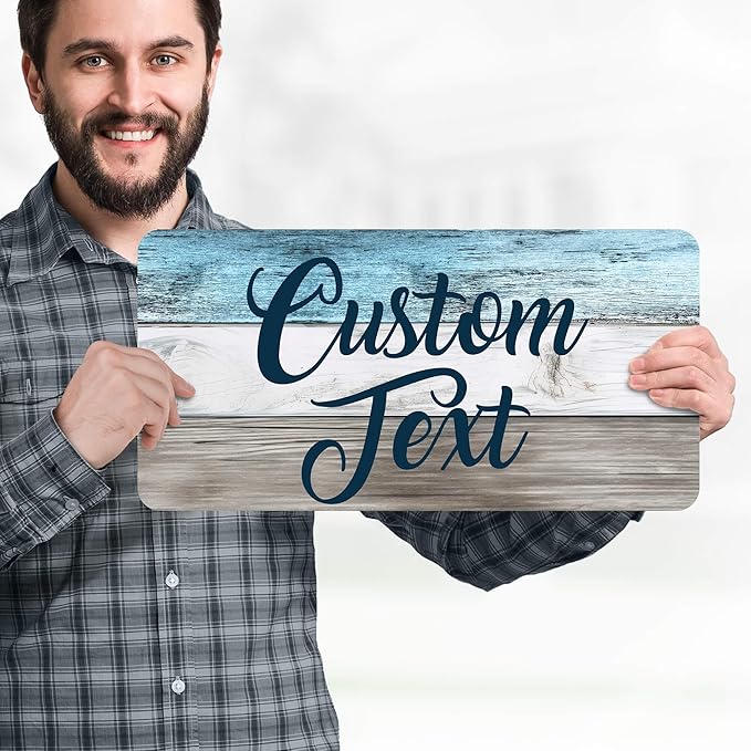 Custom Sign, Custom Street Sign, 11 Font Colors, 13 Font Styles, 4 Hole Options - Image 2