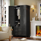 SUPEER Metal Wardrobe Cabinet - Image 5