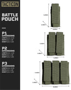 Tacticon P1 P2 P3 BattlePouch | Universal Pistol Mag Pouch | Combat Veteran - Image 5