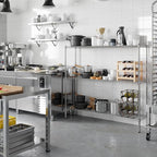 Regal Altair 14" Deep x 60" Wide x 54" Height Wire Shelving Kit | 3-Tier | NSF - Image 7